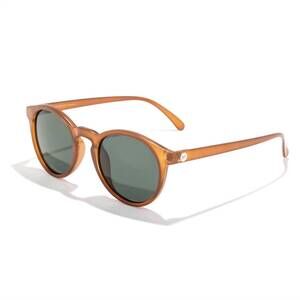 NEW SUNSKI women's dipsea round sunglasses in rust forest